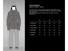 Zimtstern Zarin Snow Jacket, light grey twotone | Bild 6