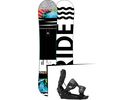 Set: Ride Rapture 2017 + Flow Minx 2017, black - Snowboardset | Bild 1