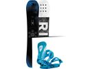 Set: Ride Berzerker 2017 + Ride Revolt 2016, aqua - Snowboardset | Bild 1