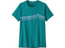 Patagonia Women's Capilene Cool Daily Graphic Shirt Ridge Rise Stripe, borealis green x-dye | Bild 2