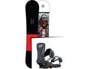 Set: Ride Crook Wide 2017 + Ride Capo 2015, matte olive - Snowboardset | Bild 1