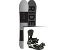 Set: Ride Timeless 2017 + Nitro Machine 2017, black - Snowboardset | Bild 1