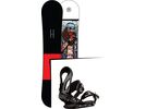 Set: Ride Crook Wide 2017 + Ride EX 2016, black - Snowboardset | Bild 1