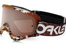 Oakley O Frame MX inkl. Wechselscheibe, splatter blood orange/Lens: black iridium | Bild 1