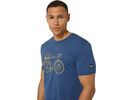 super.natural Wander Wheel Tee Herren, ocean blue/dried tobacco | Bild 5