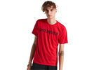 Specialized Men's Wordmark Short Sleeve T-Shirt, flo red | Bild 1