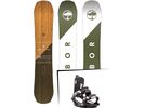 Set: Arbor Coda Rocker Mid Wide 2017 + K2 Cinch CTX 2017, black - Snowboardset | Bild 1