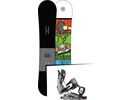 Set: Ride Crook 2017 + Flow Fuse 2016, grey - Snowboardset | Bild 1