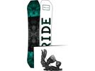 Set: Ride Helix 2017 + Flow Fuse 2016, black - Snowboardset | Bild 1