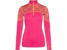 Kari Traa Eloise Half Zip Baselayer, bright pink | Bild 1