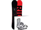 Set: Ride Machete 2017 + Ride Rodeo LTD 2016, silver - Snowboardset | Bild 1