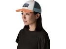 Patagonia P-6 Logo LoPro Trucker Hat, white w/peach sherbet | Bild 2