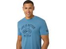 super.natural Better Bike Tee Herren, blue heaven/ocean blue | Bild 4