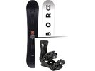 Set: Arbor Formula Mid Wide 2017 + Nitro Zero 2015, black - Snowboardset | Bild 1
