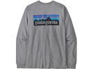 Patagonia Men's Long-Sleeved P-6 Logo Responsibili-Tee, gravel heather | Bild 2