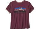 Patagonia Women's Fitz Roy Foothills Ringer Tee, berry fig | Bild 1