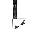 Set: Line Wallisch Shorty 2017 + Squire 11 90 mm, black anthracite - Skiset | Bild 1