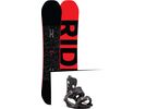 Set: Ride Machete 2017 + K2 Cinch CTS 2017, black - Snowboardset | Bild 1