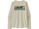 Patagonia Women's Long-Sleeved Capilene Cool Daily Shirt - Boardshort Logo, dyno white | Bild 2