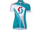 Scott Womens RC s/sl Shirt, ocean blue/cerise pink | Bild 1