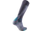 UYN Comfort Fit Ski Socks Lady, grey/turquoise | Bild 2