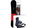 Set: Ride Crook Wide 2017 + Ride LTD, black - Snowboardset | Bild 1