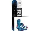 Set: Ride Berzerker 2017 + Ride Capo 2016, slate blue - Snowboardset | Bild 1
