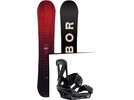 Set: Arbor Foundation 2017 + Burton Custom 2017, black - Snowboardset | Bild 1