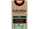 Tubolito Tubo CX/Gravel 42 mm - 700C x 32-50 / Black Valve, orange/black | Bild 2