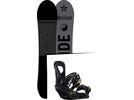 Set: Ride Hellcat 2017 + Burton Lexa 2017, black gold - Snowboardset | Bild 1