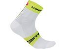 Castelli Free 6 Sock, white/yellow fluo | Bild 1