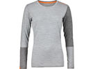 Ortovox 185 Merino Rock'n'Wool Long Sleeve W, grey blend | Bild 1
