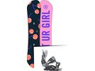 Set: Ride OMG 2017 + Flow Omni 2016, gunmetal - Snowboardset | Bild 1