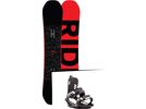 Set: Ride Machete 2017 + K2 Cinch CTX 2017, black - Snowboardset | Bild 1