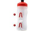 Fabric Cageless Bottle 600 ml, clear/red | Bild 3