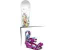 Set: Nitro Pro One Off Ana Rumiha 2017 + Nitro Lynx 2017, berry - Snowboardset | Bild 1