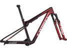 Specialized S-Works Epic World Cup Frameset, gloss red tint/silver granite/white silver | Bild 3