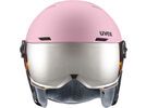 uvex rocket jr. visor silver mirror, pink confetti mat | Bild 2