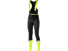 Gore Wear Ability Windstopper Thermo Trägerhose+ Damen, black/neon yellow | Bild 2