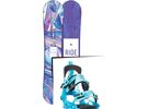 Set: Ride Compact 2017 + K2 Cinch Tryst 2016, blue - Snowboardset | Bild 1