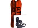 Set: Ride Warpig Large 2017 + Ride Capo 2017, black - Snowboardset | Bild 1