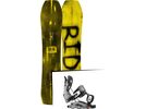 Set: Ride Warpig Small 2017 + Flow Fuse 2016, grey - Snowboardset | Bild 1