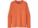 Patagonia Women's Long-Sleeved Capilene Cool Daily Graphic Shirt Boardshort Logo, tigerlily orange x-dye | Bild 2