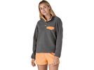 Patagonia Women's Lightweight Synchilla Snap-T Pullover, nickel w/vivid apricot | Bild 2