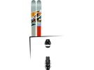 Set: K2 Shreditor 112 2016 + Atomic STH 13 WTR 115 mm, black/gun metal - Skiset | Bild 1