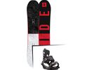 Set: Ride Machete GT 2017 + K2 Cinch CTS 2017, black - Snowboardset | Bild 1