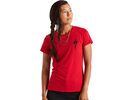 Specialized S-Logo T-Shirt Damen kurzarm, flo red | Bild 2