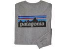 Patagonia Men's Long-Sleeved P-6 Logo Responsibili-Tee, gravel heather | Bild 3