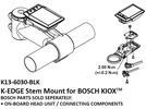 K-Edge Bosch Kiox Adjustable Stem Mount, black | Bild 7