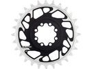 Burgtec 3 mm Offset Thick Thin Chainring SRAM 8-Bolt, black | Bild 1